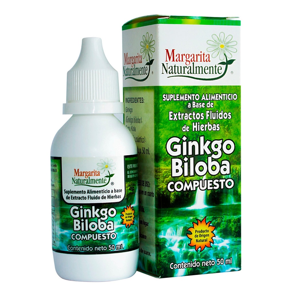 Ginkgo Biloba Compuesto Gotero 50ml (Margarita Naturalmente)