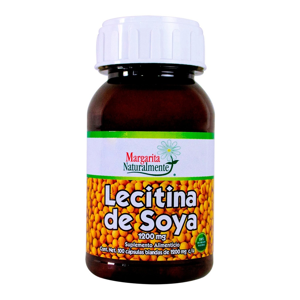 Lecitina de soya 100 caps (Margarita Naturalmente)