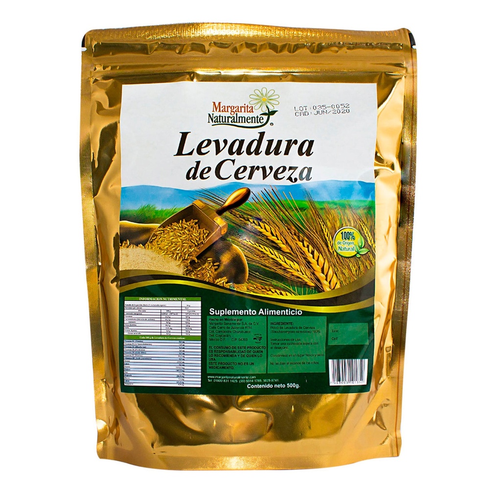 Levadura de cerveza 500g (Margarita Naturalmente)