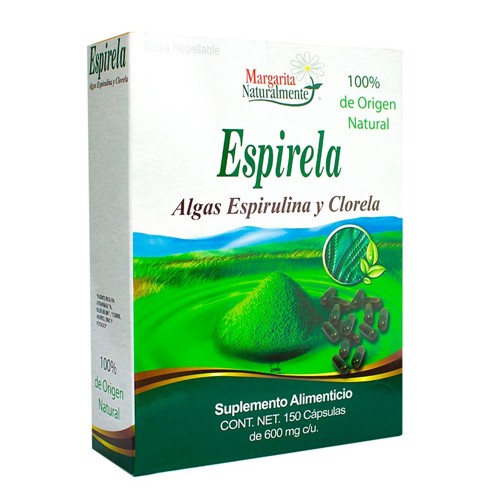 Espirela 150 caps (Margarita Naturalmente)