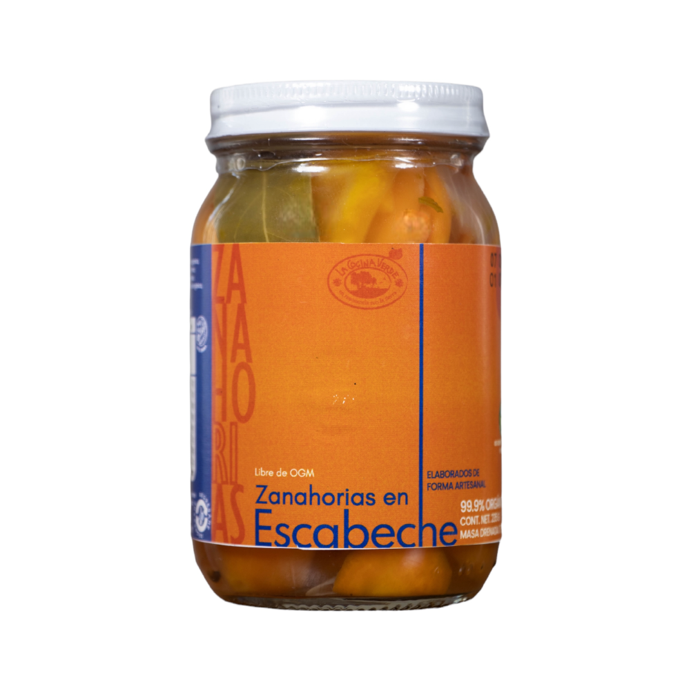 [ZANAESCABCH] Zanahorias en escabeche 235 g (La Cocina Verde)