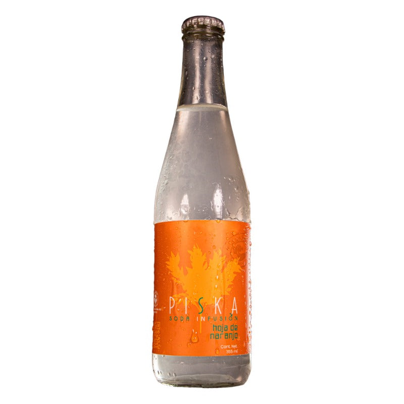[0723707895938] Soda infusión piska hoja naranjo 355ml (LCV)