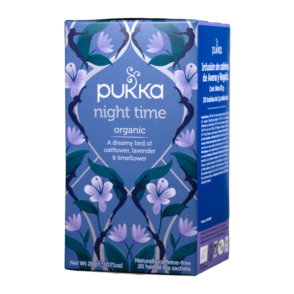 Té Night Time org 20 bolsas 20g (Pukka