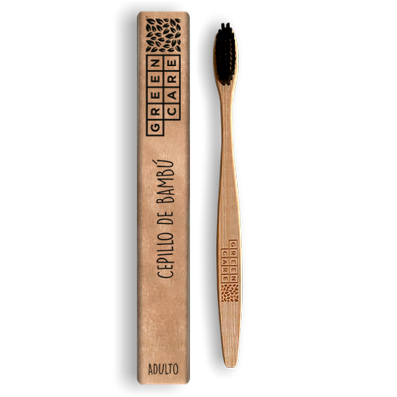 Cepillo dental de bambu adulto pza (Green Care)