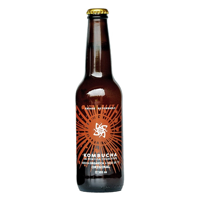 Té Kombucha Original 355ml La Semilla Colectivo