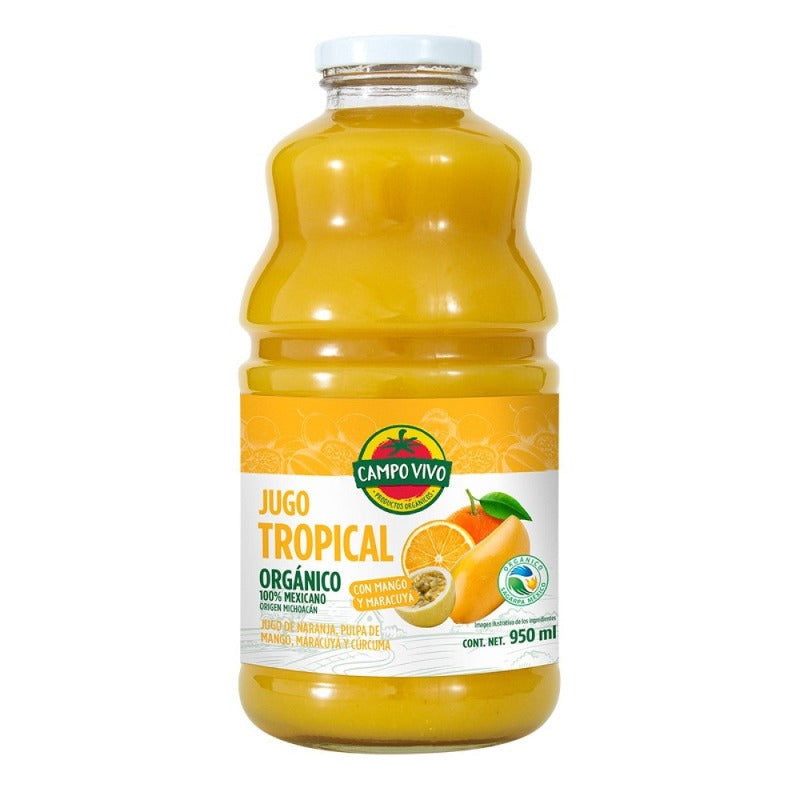 Jugo tropical org 950 ml (Campo Vivo)