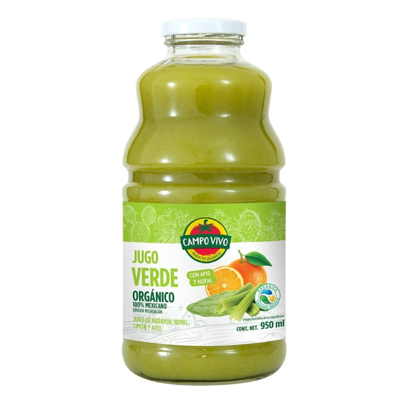 Jugo verde org 950 ml (Campo Vivo)