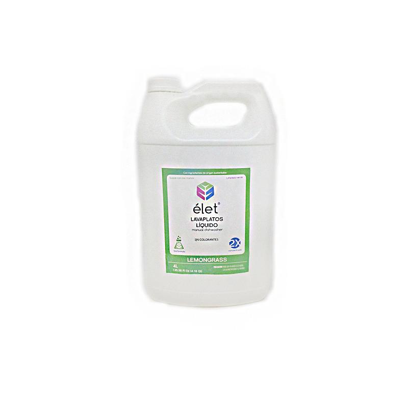 Elet lavaplatos liquido lemongrass 2x 4l