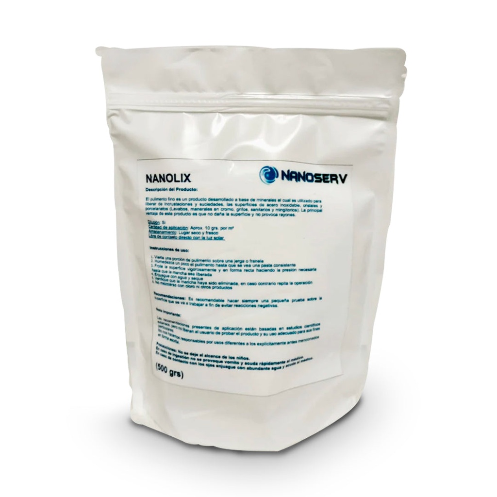 Limpiador para metales nanolix 500g (NanoServ)