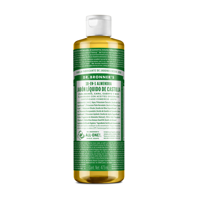 Jabon Liquido Almendra de Castilla 8Oz (Dr Bronners)