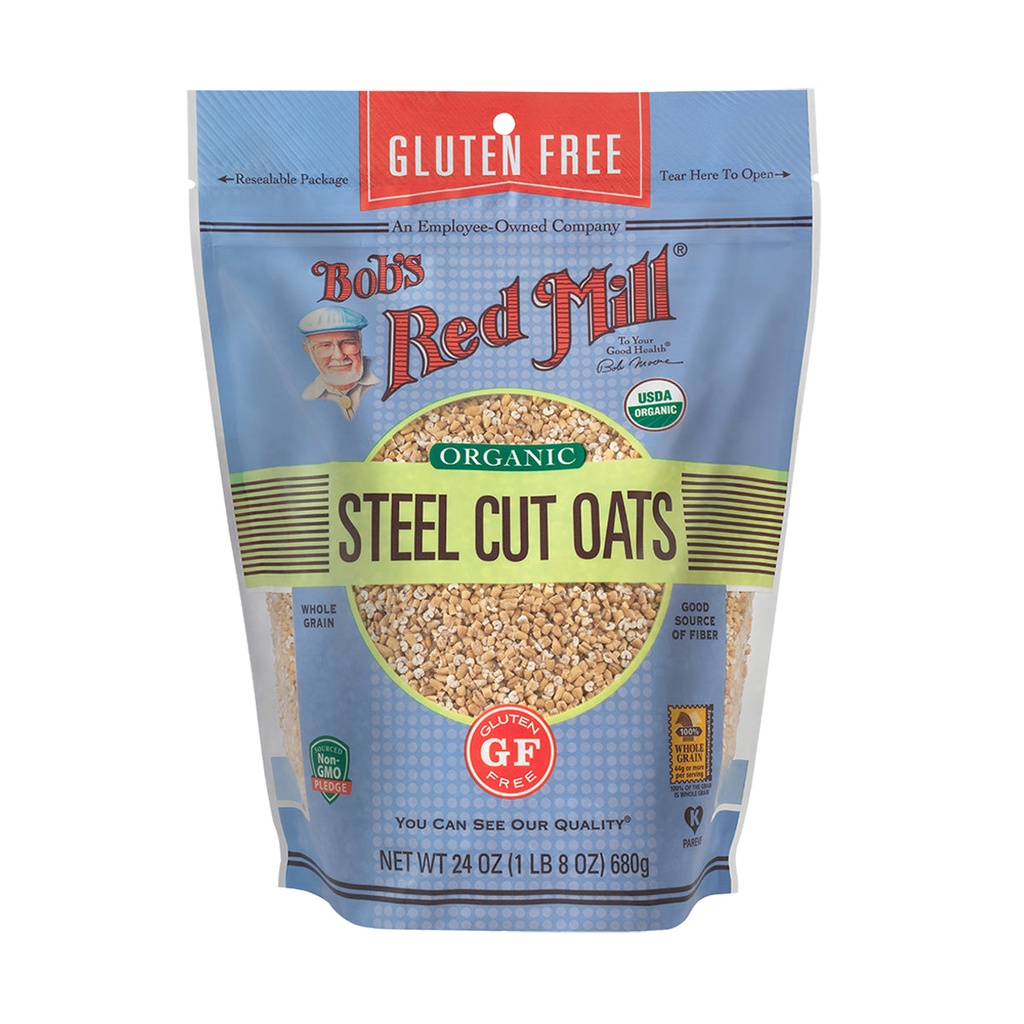 Avena Orgánica de Corte Afilado GF 680g (Bobs Red Mill)