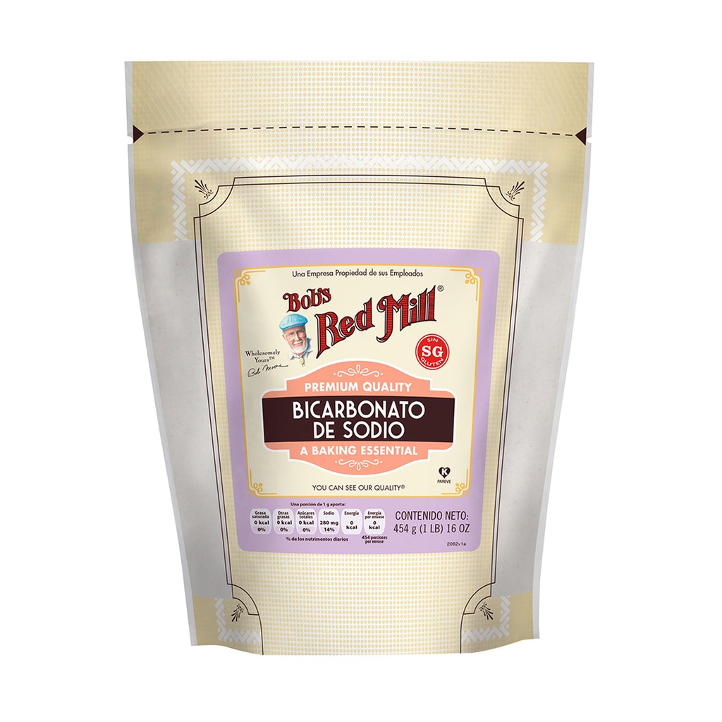 Bicarbonato de sodio 454g (Bob ’s Red Mill)