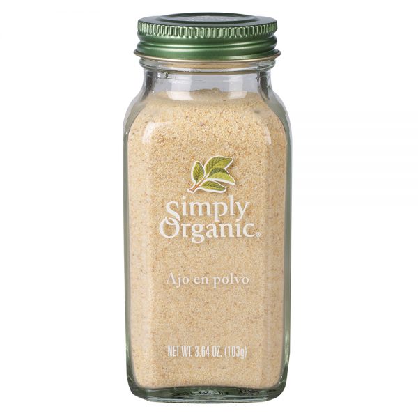 Ajo Orgánico en Polvo 103g (Simply Organic)
