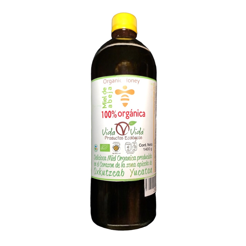 Miel de Abeja Orgánica 1.4 kg Vida Vida