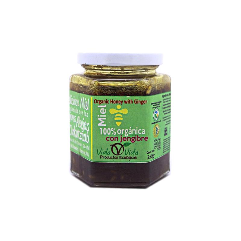 Miel con Jengibre 350 g (Vida Vida)
