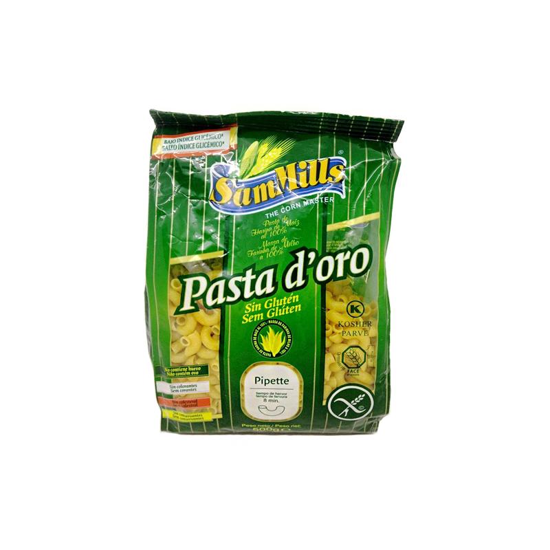 Pasta Codo Liso de Maíz Sin Gluten 500g Sam Mills