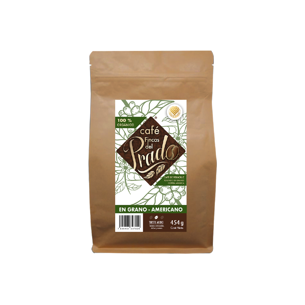 Café  Americano Tueste Medio Org. 454 G (Fincas del Prado)
