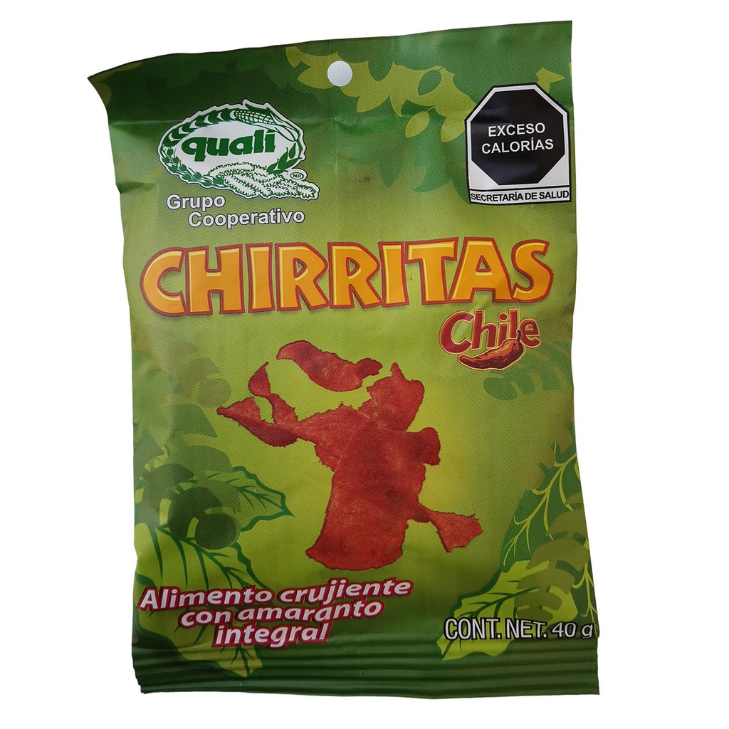 Chirritas de Amaranto con Chile 40 g (Quali)