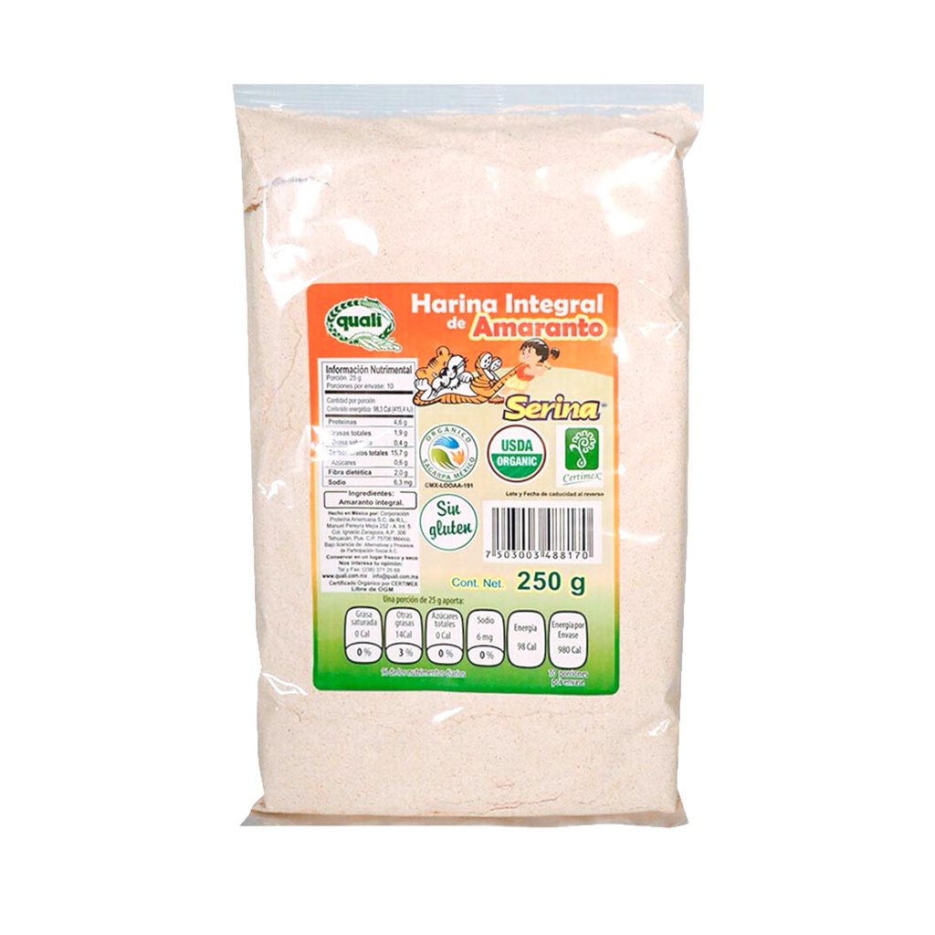 [7503003488170] Harina Integral de Amaranto 250 g (Quali)