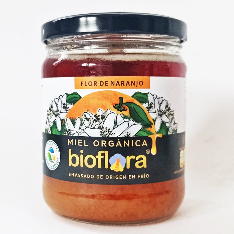 Miel Flor de Naranjo 550Gr Semi Liquida Org (Bioflora)