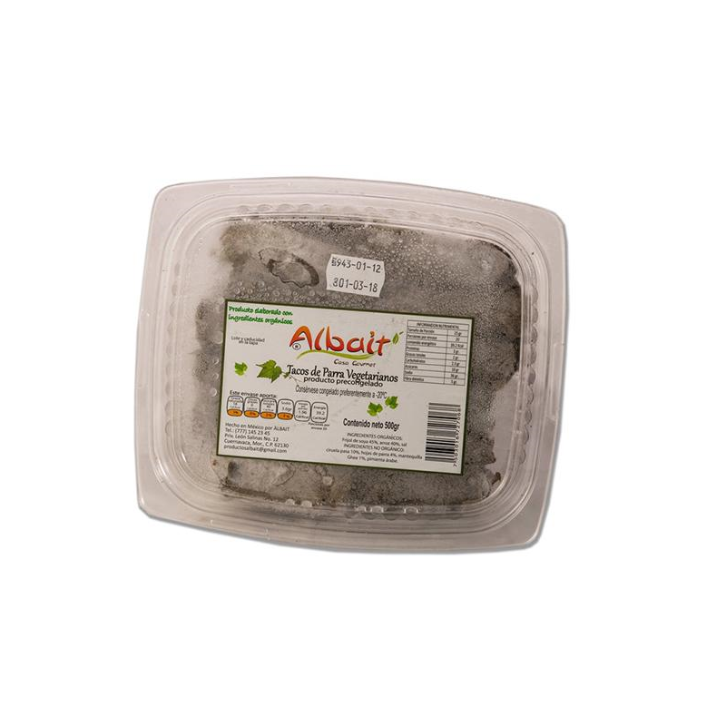 Tacos de Hoja de Parra 500g (Albait)