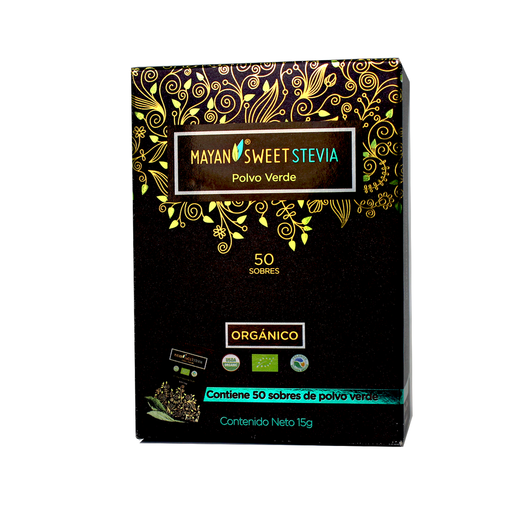 [7503018011042] Stevia Sachets 50 sobres Mayan Sweet