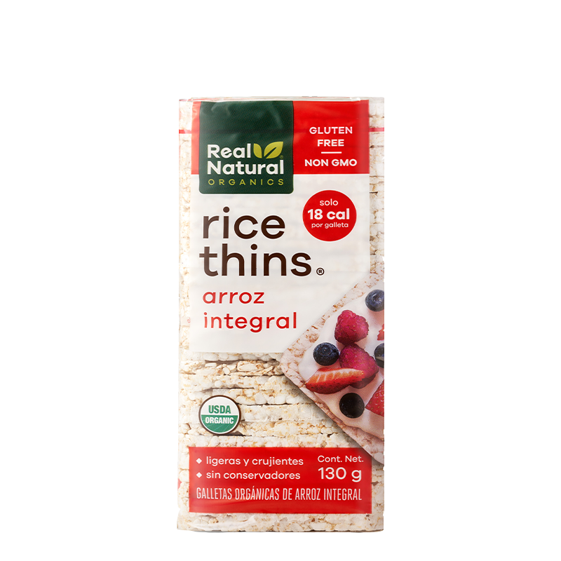 Tortitas de Arroz Integral Organico (Real Natural)