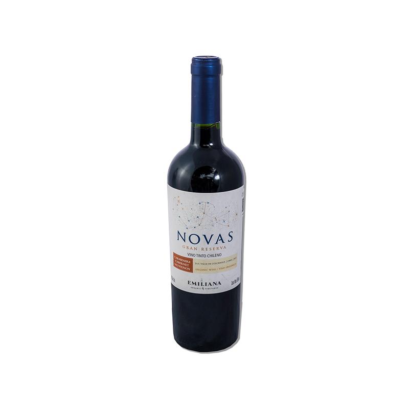 Vino Tinto Carmenere-Cabernet Sauvingon 750 ml (Novas)