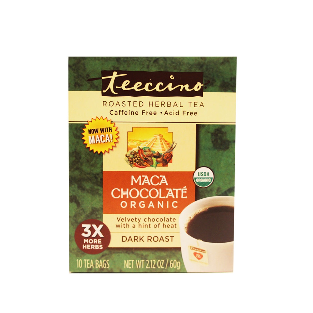 [795239401307] Herbal Tea Maca Chocolate Organico 10 Sobres (Teeccino)