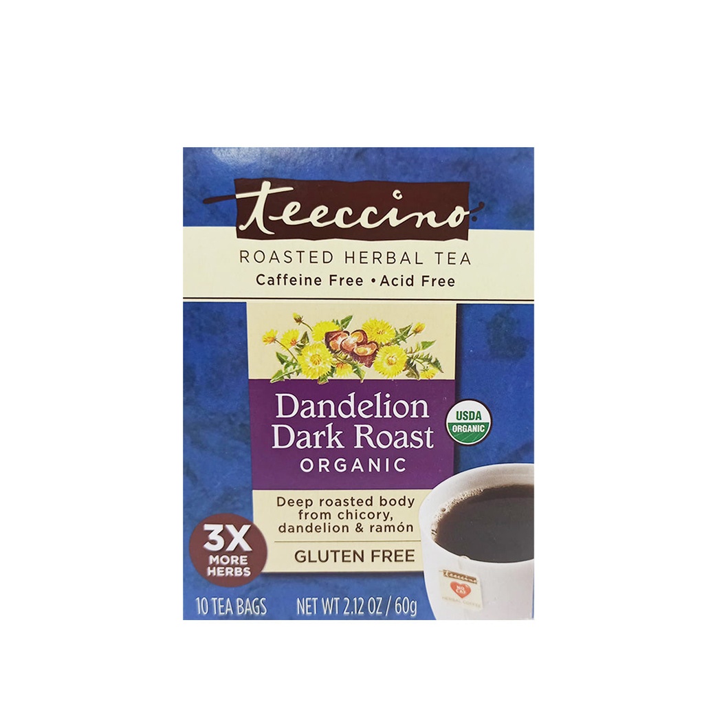 [795239431106] Herbal Tea Tostado Oscuro Organico 10 Sobres (Teeccino)