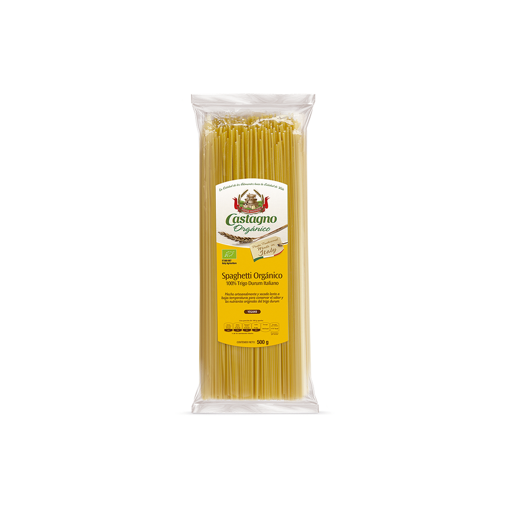 Pasta Spaghetti de Trigo Duro 500 g (Castagno)
