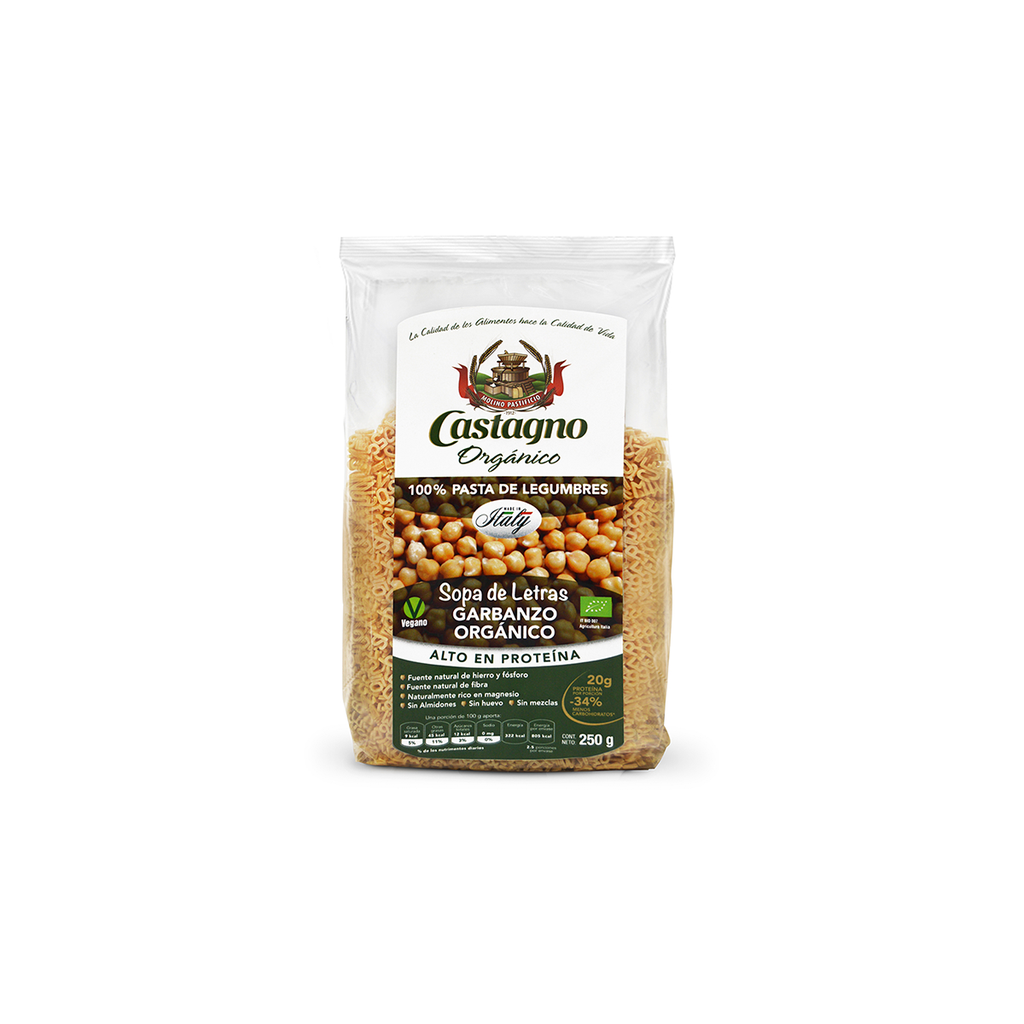 [8013885051861] Sopa de Letras de Garbanzo 250G (Castagno)
