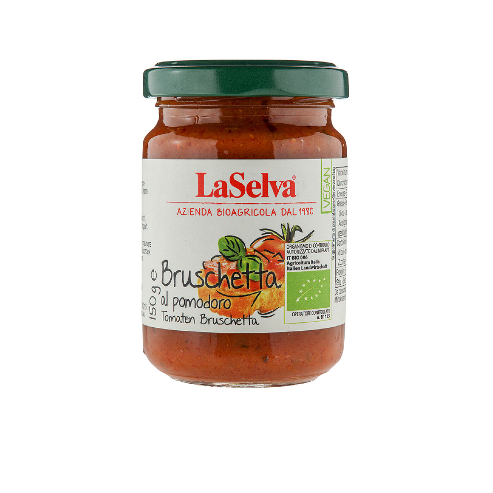 Bruschetta de tomate orgánica 150 g (La Selva)