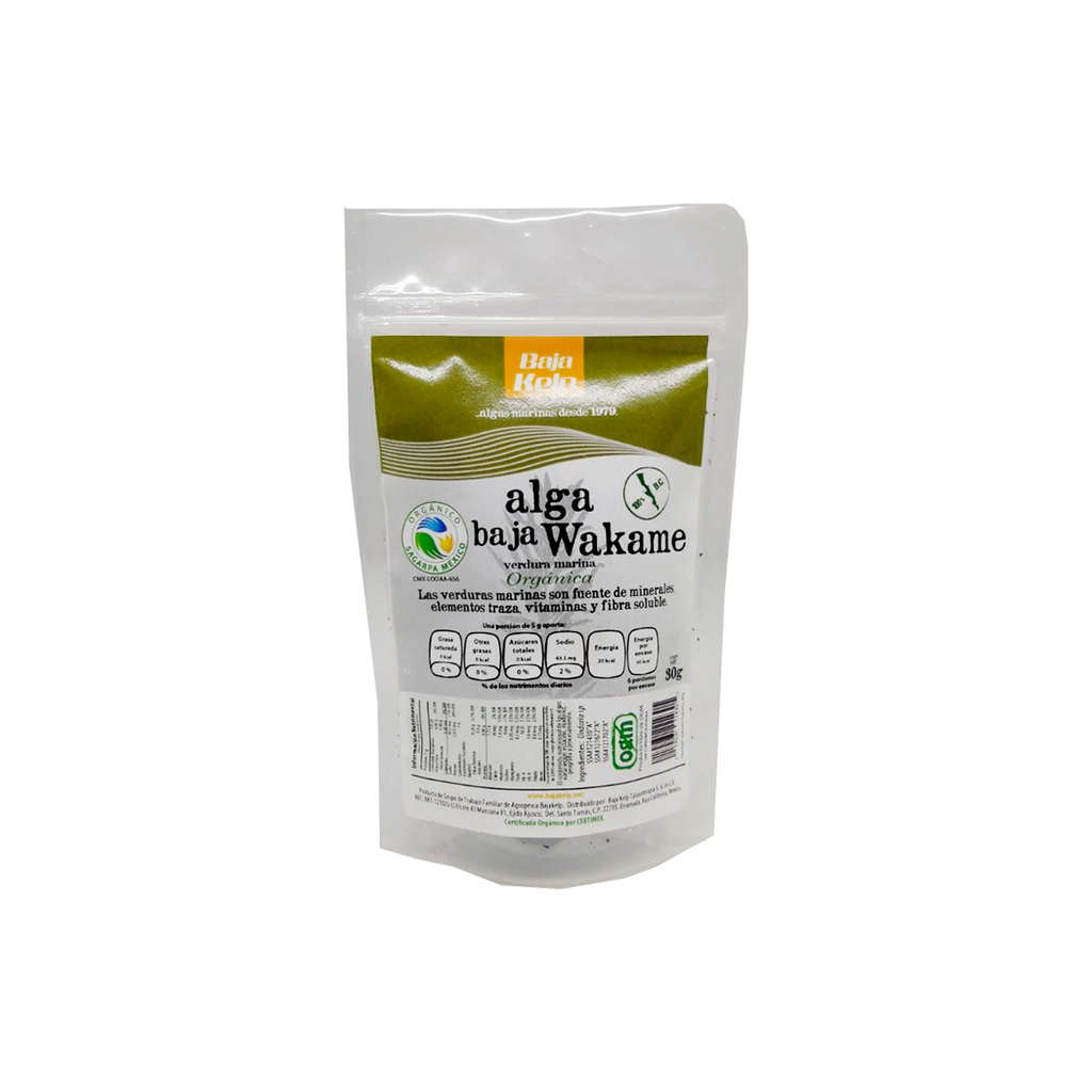 Alga Baja Wakame Organica 15 G  (Baja Kelp)