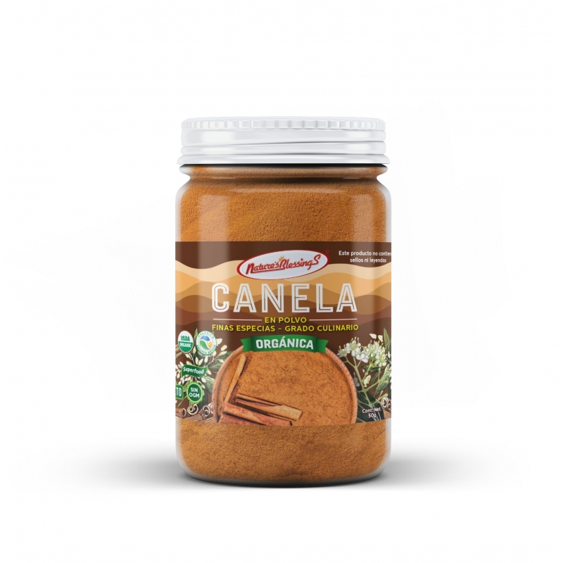 Canela en polvo Organica 50g (Natures Blessings)