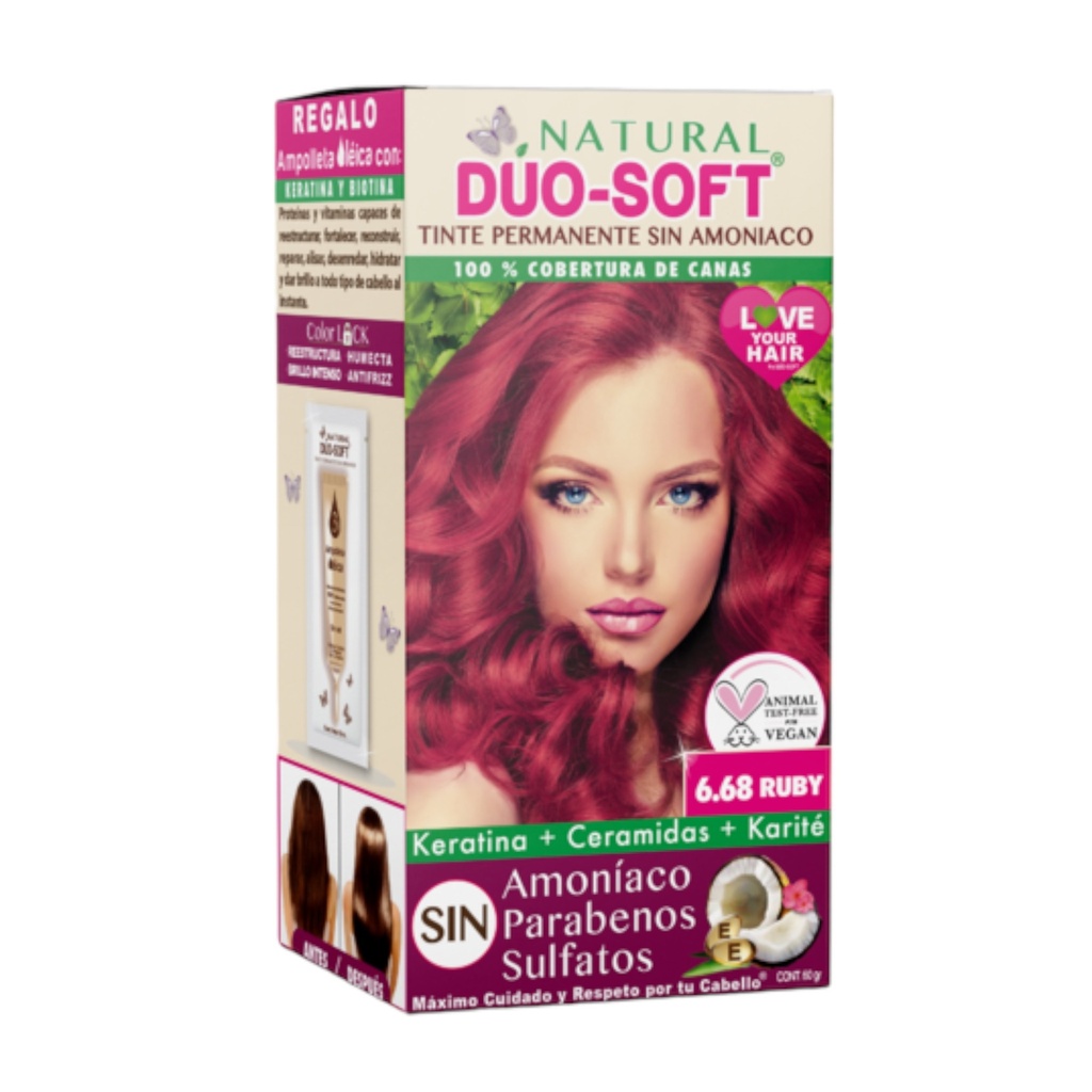 Tinte 6.88 Ruby 60gr (natural duo soft)