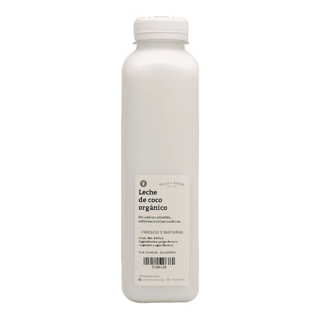 Leche de Coco Org 1L (Villa de Patos )