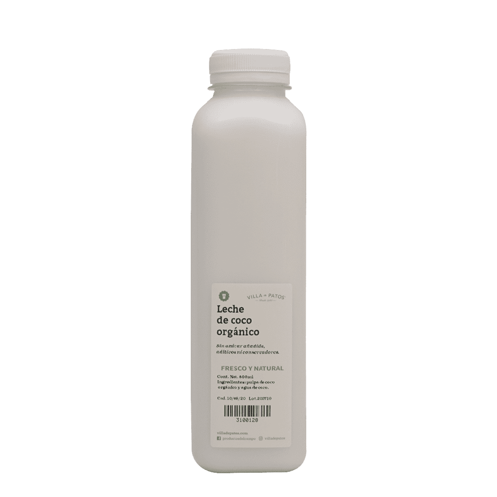 Leche de Coco Org 500 ml (Villa de Patos )