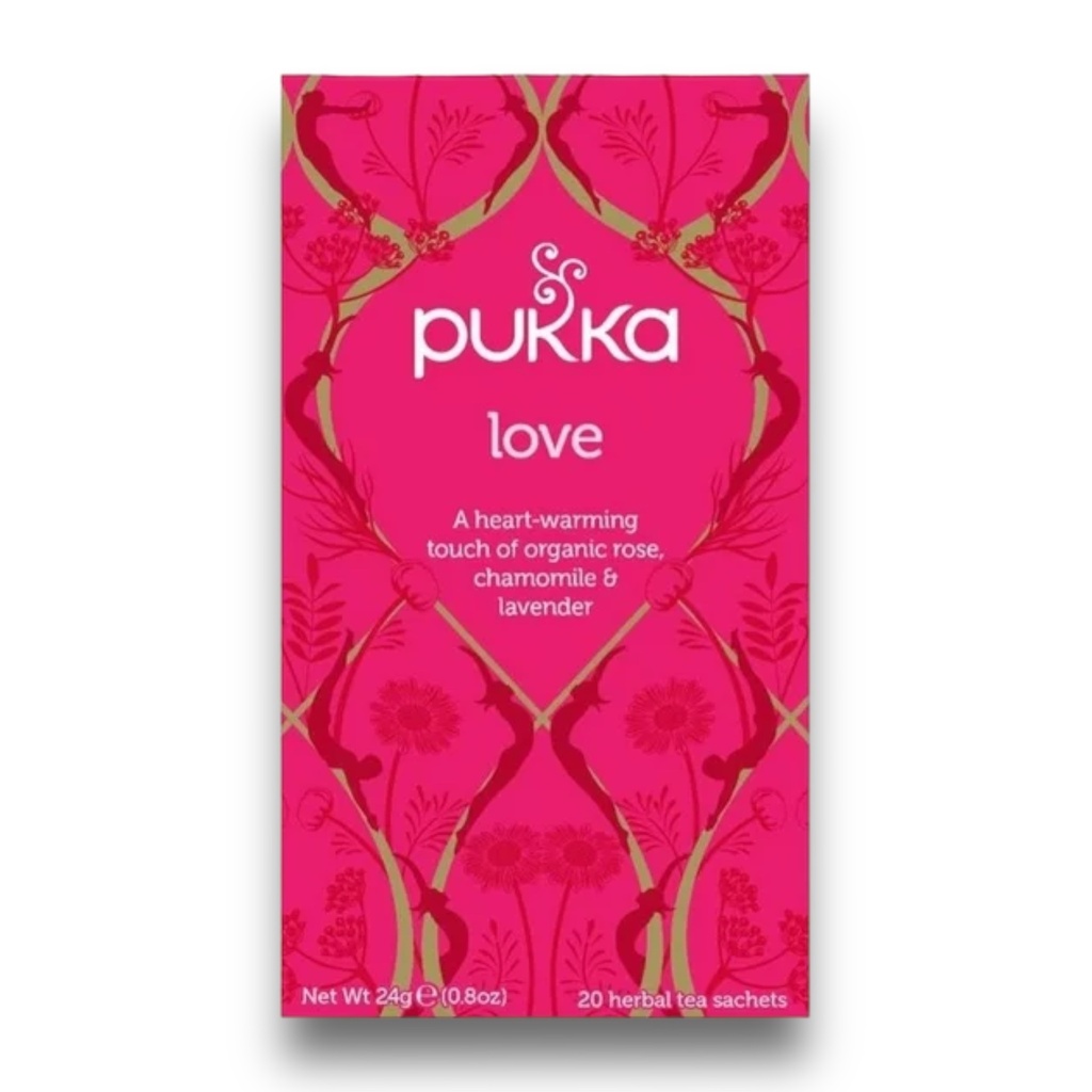 Infusion Amor sin Cafeina 20 bolsas 24 g (Pukka)