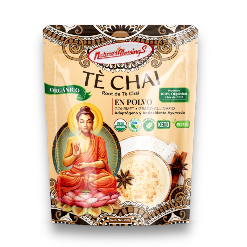 [7503012295097] Té Chai Org 75g (Natures Blessings)