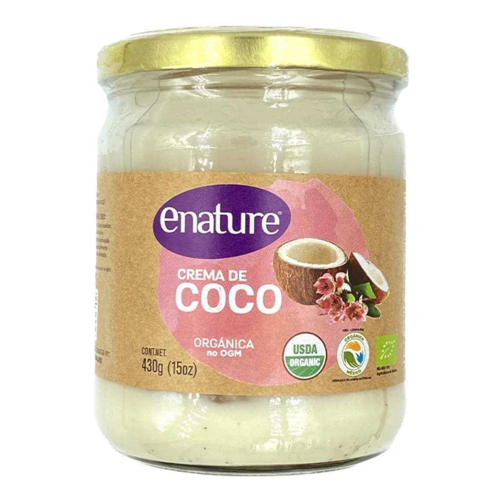 Crema de Coco organico 430 g (Enature)