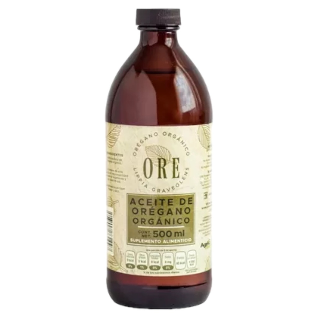 Aceite Esencial Orégano Orgánico 500 ml ORE