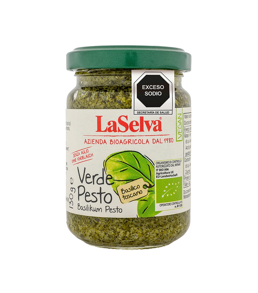 Pesto Verde Albahaca 130 g (La Selva)
