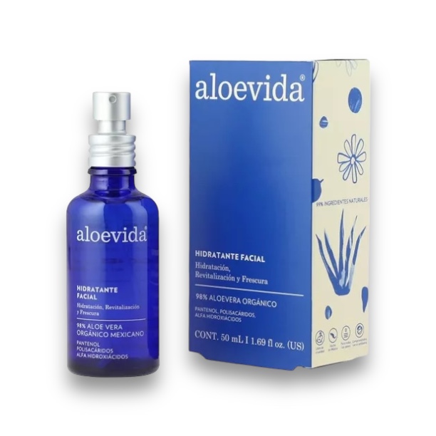 Hidratante Facial 98% Aloe 50 ml (Aloe Vida)