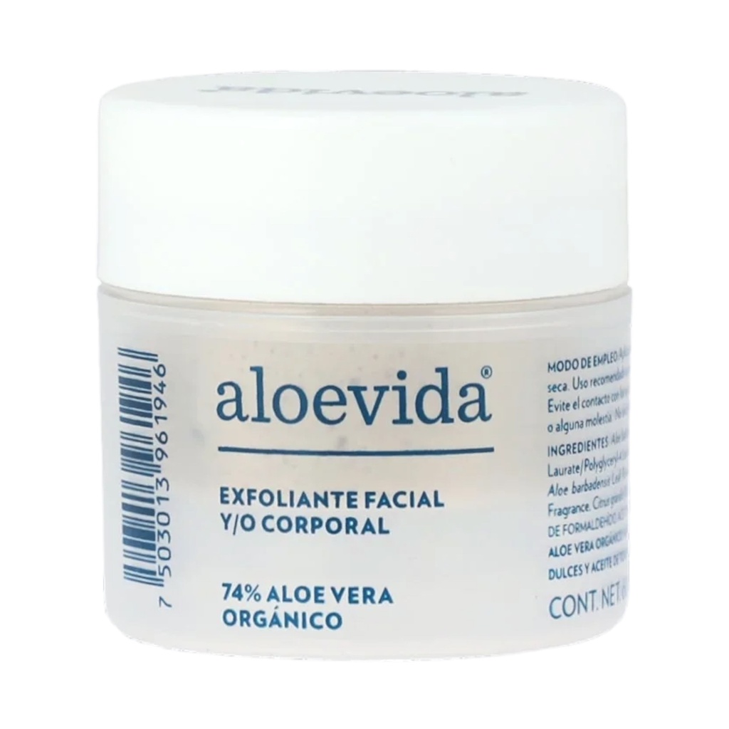 Exfoliante Facial y Corporal 74% Aloe 60 g (Aloe Vida)