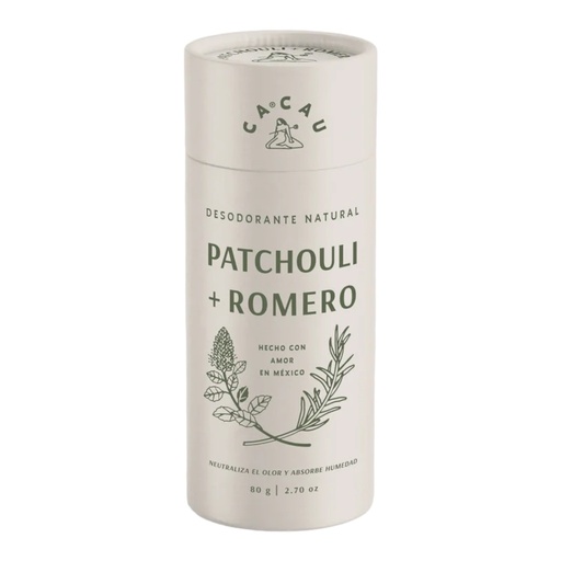 [731416435208] Desodorante Patchouli y Romero 80g (Cacau)