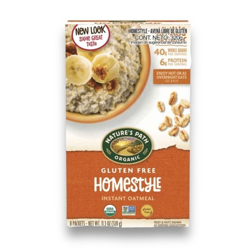 [058449450573] Hot Oatmeal Homestyle 320gr (Natures Path)