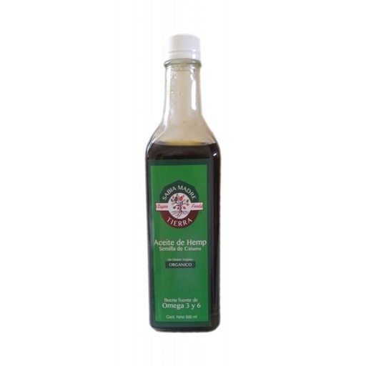 [ACEITEHEMP] Aceite de Hemp 500ml Sabia Madre Tierra