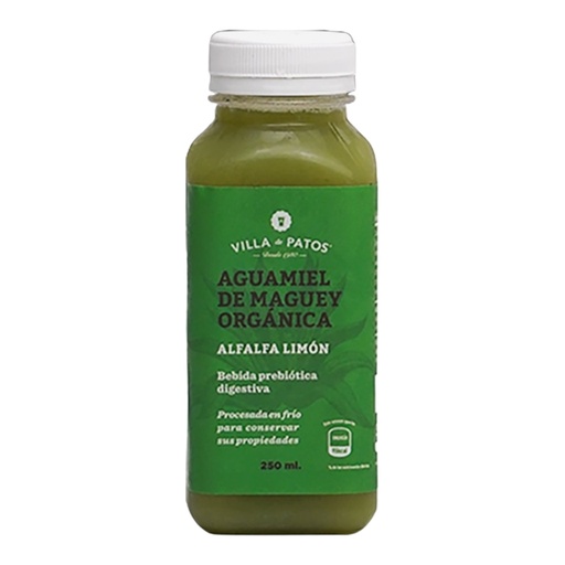[7503008497153] Aguamiel de Maguey Limon Alfalfa 250ml (Villa de Patos)
