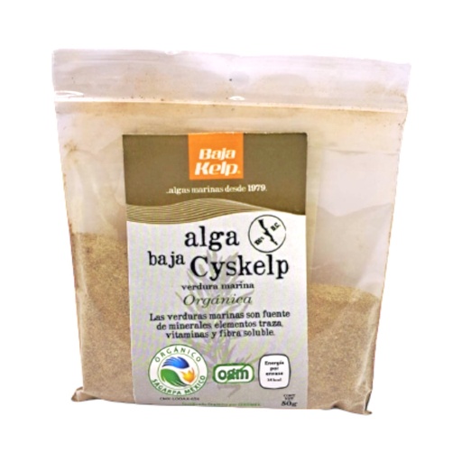 [cyskelppolvo] Alga baja cyskelp polvo organica 50 g  (Baja Kelp)